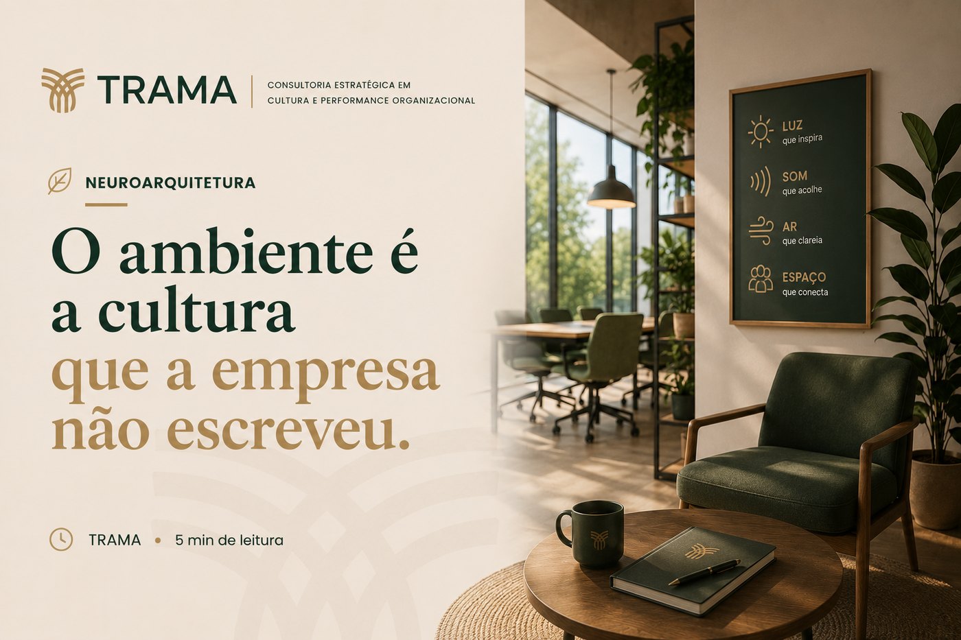 O ambiente &eacute; a cultura que a empresa n&atilde;o escreveu